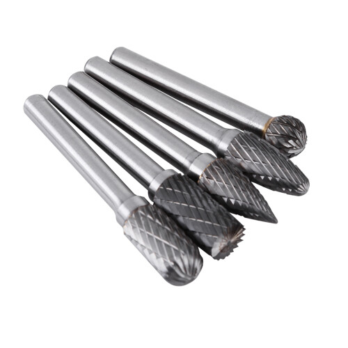 5x Wolframstahl Fräser 6mm Schaft 10mm Kopf Set 2