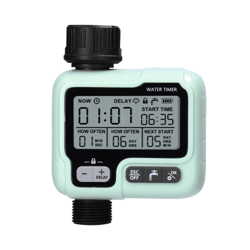 IPX5-wasserdichter Tropfbewässerungscontroller für 3/4"-Hahn 2
