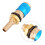 Water Cooled Gas Adapter Quick Connector MIG TIG Torch (Blue) 5