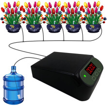 Solarbetriebener LCD-Gartenbewässerungscontroller Auto-Timer
