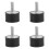 4x Anti-Vibration Rubber Mount Isolator VE25*15 M6*18 1