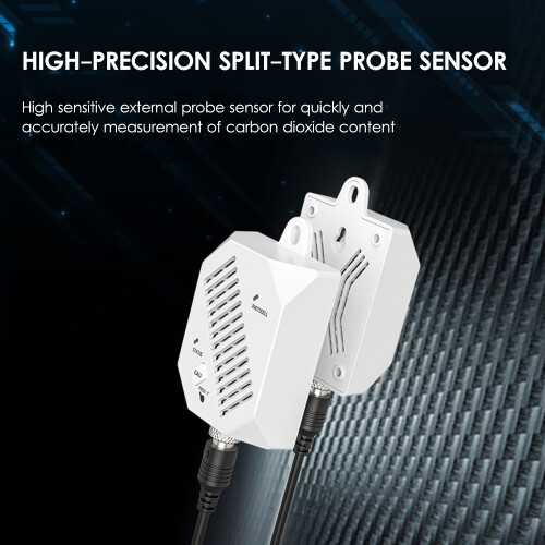 CO2 Monitor 0~9999ppm Wall-mounted Human Plant Mode