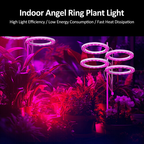 LED-Wachstumslicht Vollspektrum 20 LEDs 5 Stufen USB Timer 1