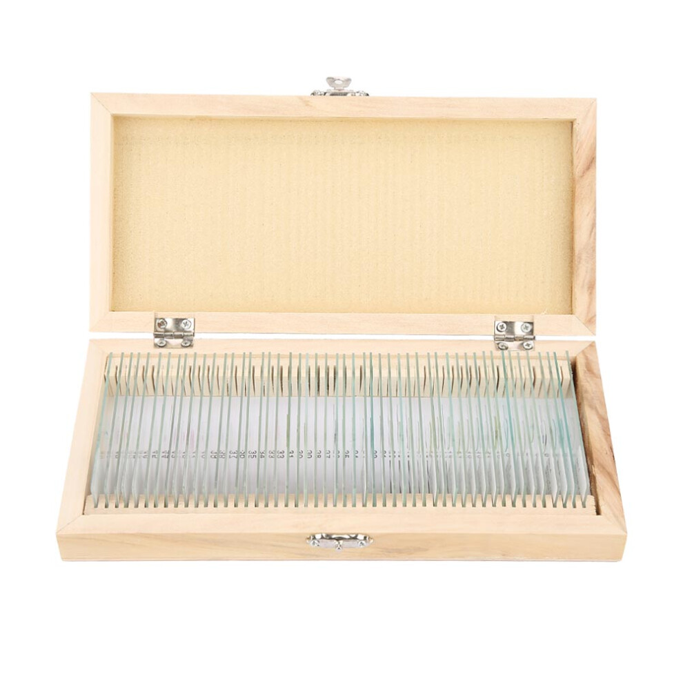 50pcs Biology Glass Microscope Slides with Wood Box-image-OPC-PMCN8TX-NEW