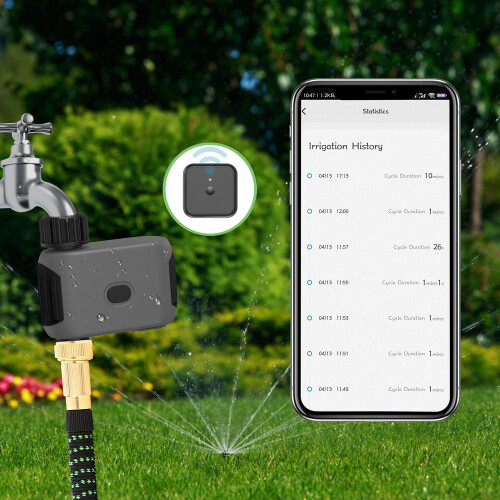 Tuya WiFi-Gartensprinkler Automatik-Wasserzeitschalter 2