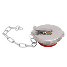 (Red Large) Dieseltankdeckel Aluminium rot groß