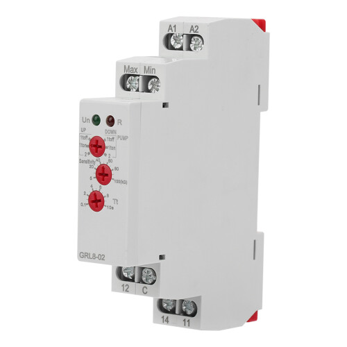 GRL8-02 Liquid Level Control Relay 10A 24V-240V AC/DC 1