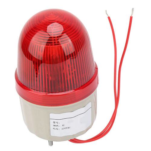 220VAC Rote LED-Stroboskop-Warnleuchte 75mm 2
