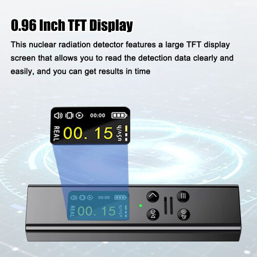Handheld Radiation Meter X/γ/β 0.96in TFT Sound 2