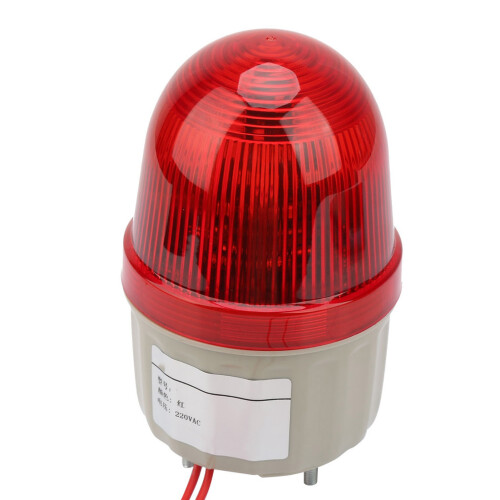 220VAC Rote LED-Stroboskop-Warnleuchte 75mm 1