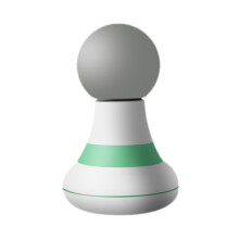 Mini Massager Portable Back Neck Deep Pain Vibrating Muscle Tension Body Massager White Model Mini Muscle