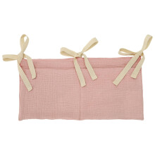 Bedside Storage Diaper Storage Organizer 2-Pocket Space-Saving Bedside Caddy For Dorm Entryway Office Bedroom