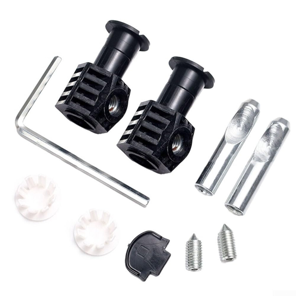 Zink Plated Fixing Bolts 1 Pair For Wall Hung Toilet Seat Kit Metal Fixing Bolts Bidet Attachments Hardware Black Finish 9354506458966