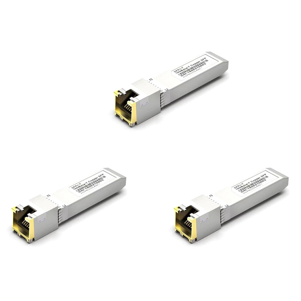 Sfp+ Module 3X Rj45 10Gbase-T Copper Cable Optical Module Ethernet Port 9084446544459