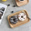 Dinner Teller Holz Tablett Dessertteller Japanischer 6