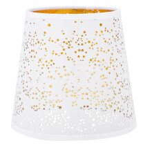 Wit Stoffen Lampenkap Bescherming Comfortabele Lichtdecoratie