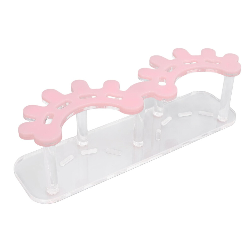 Pink Tweezer Holder 8 Hole Thickened Plastic Lash Tweezer Stand For Beauty Salon Eyelash Extension Tools Case