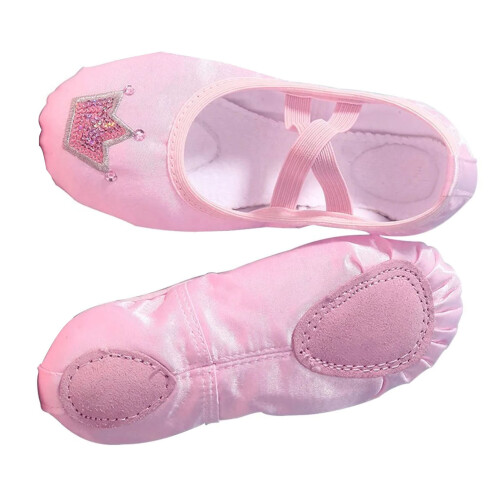 Kinder-Ballettschuhe mit Stickerei und 2
