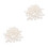 200 Pièces Mini Décorations De Neige En Résine Pailletée 5