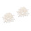 200 Pièces Mini Décorations De Neige En Résine Pailletée 9