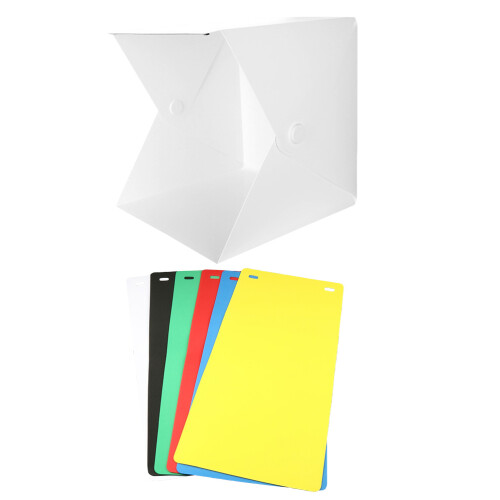 Set Led Studio Mini Pieghevole con Doppia Striscia e 6 2