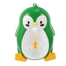 1Stk Urinal Mit Cartoon-Pinguin, Zu Reinigen, Grün