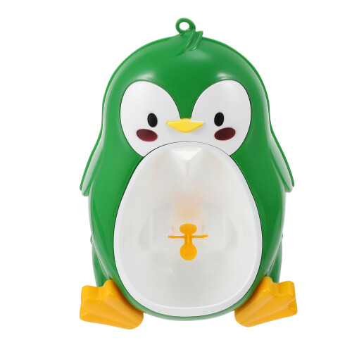 1Stk Urinal Mit Cartoon-Pinguin, Zu Reinigen, Grün