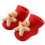 Babysocken, rot, Weihnachten, gestrickt, warm, 3