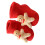 Babysocken, rot, Weihnachten, gestrickt, warm, 12