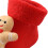 Babysocken, rot, Weihnachten, gestrickt, warm, 8