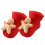 Babysocken, rot, Weihnachten, gestrickt, warm, 10