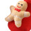 Babysocken, rot, Weihnachten, gestrickt, warm, 9