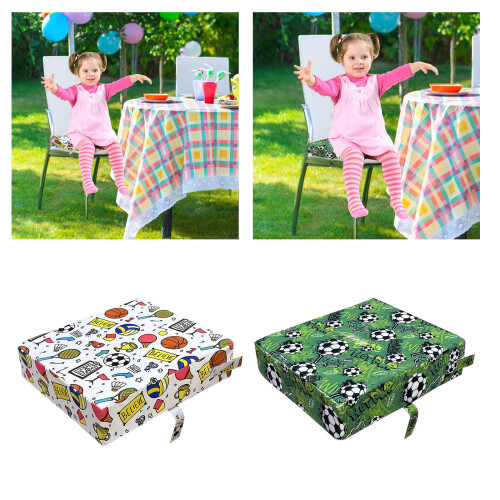 Square Boosters Dining Chair Washable Thick Increasing-Ball 2