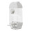 Semi Closed Automatic Bird Feeder Food Container for-White 1