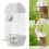 Semi Closed Automatic Bird Feeder Food Container for-White 3
