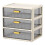 Easy Access Desktop Drawer Storage Cabinet Home Accessory-XL 3 1