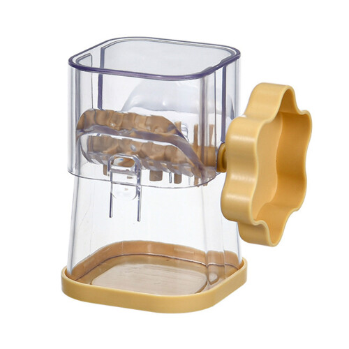 Convenient Nut Grinder Manual Walnuts and Chocolate-Yellow