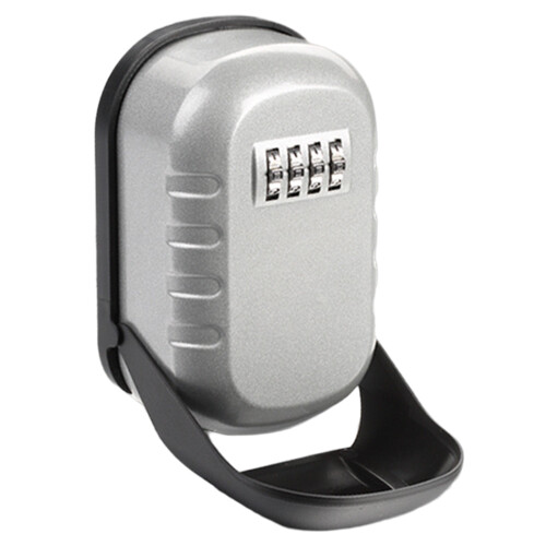 Lock Box Combination Key Safe Wall Mounted Key Box with 4 Digit