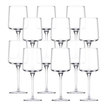 (Set of 12) Pasabahce Iconic 340cc Wine Glass Goblets