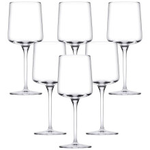 (Set of 6) Pasabahce Iconic 340cc Wine Glass Goblets