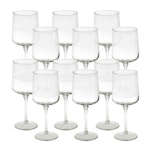(Set of 12) Pasabahce Iconic 430cc Wine Glass Goblets