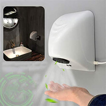 Hand Dryer 600W No-Touch Sensor Wall-Mounted, Easy Install For Commercial, Home And Industrial Bathrooms