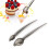 2 Cucchiai In Acciaio Per Decorare Torte E Dolci 5