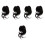5 Pezzi Clip A Per Estensione Sintetici 6