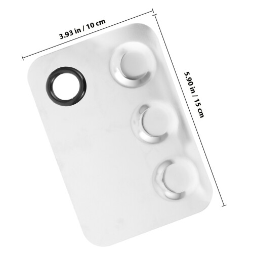 3 Set Palette E Spatole In Acciaio Per 1