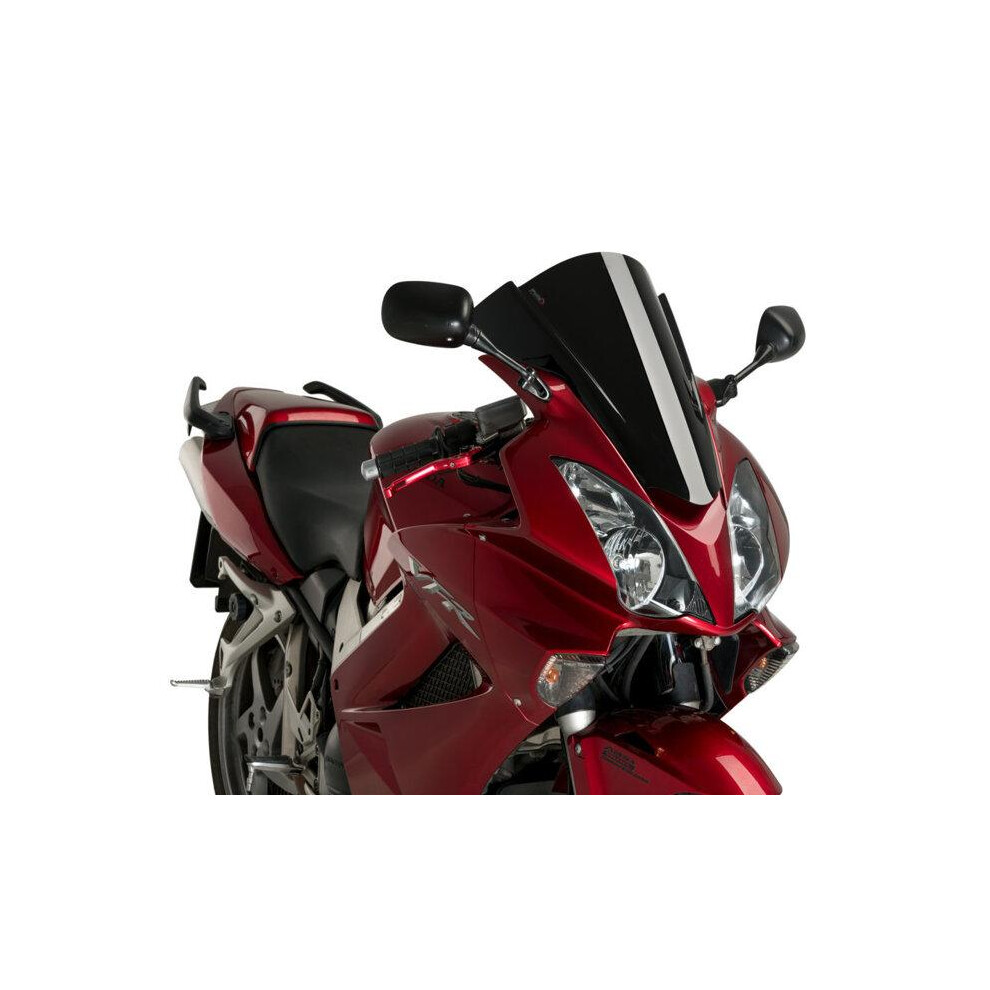 Puig Black Racing Screen For Honda Vfr 800 (02-14)