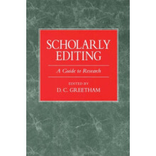 Scholarly Editing Hardcover Book