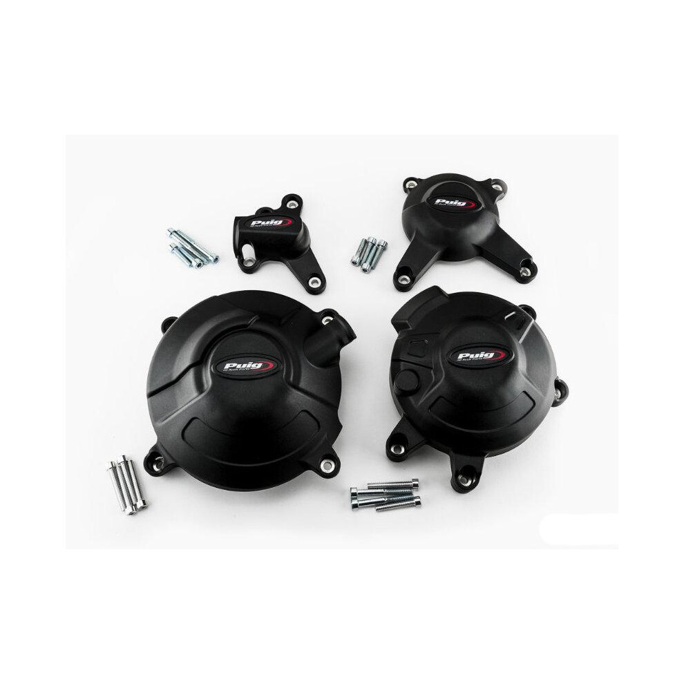 Puig Black Engine Guard Kit Yamaha Tracer 900 GT 2018-2020 - Image 12