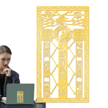 Feng Shui Decals 2025 - Adhesive Metal Phone, Tablet, Computer Decor, Spiritual Symbols For Protection And Good Luck