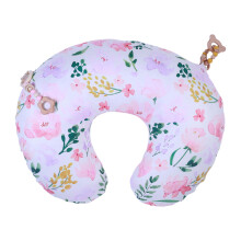 Nursing Pillowcase Printed Watercolor Flowers Removable Slipcover Fits Most Nursing Pillows New Parent Shower Gift